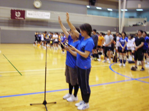 選手宣誓：Ｑｏｏ 古城選手・遠藤選手