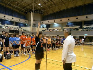 選手宣誓　山端早苗さん（わかくさ）