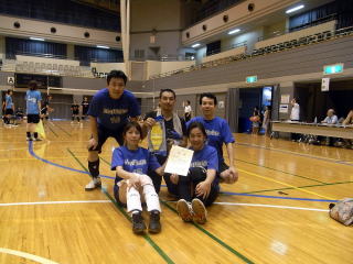 男女混合Ｂ 　優勝　Ｍａｆｆｉｃｋｓ－Ｂ