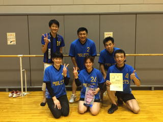男女混合Ｂ 　優勝　ＰＩＧＬＥＴＳ