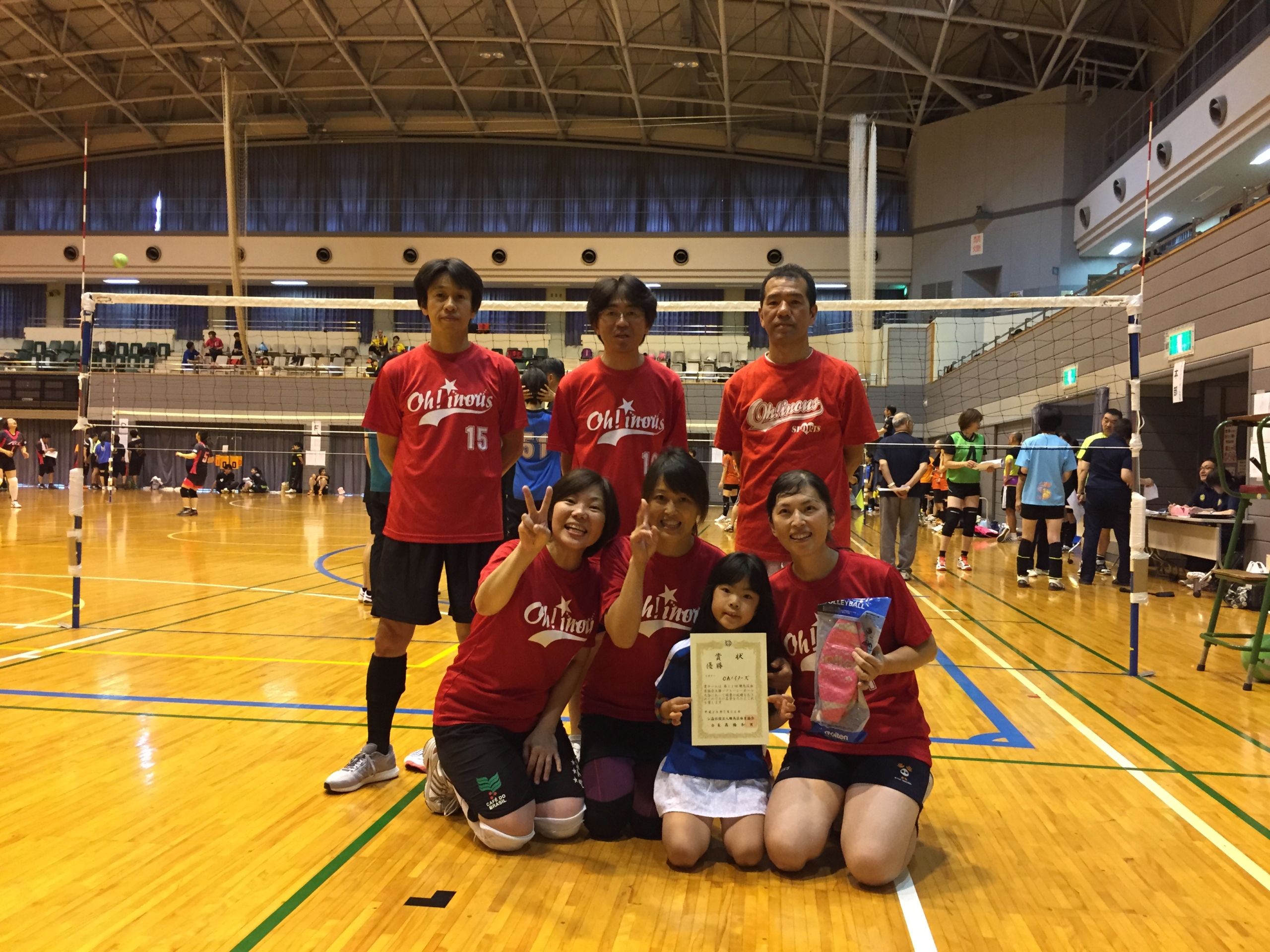 ビギナー　優勝　oh！イノーズ