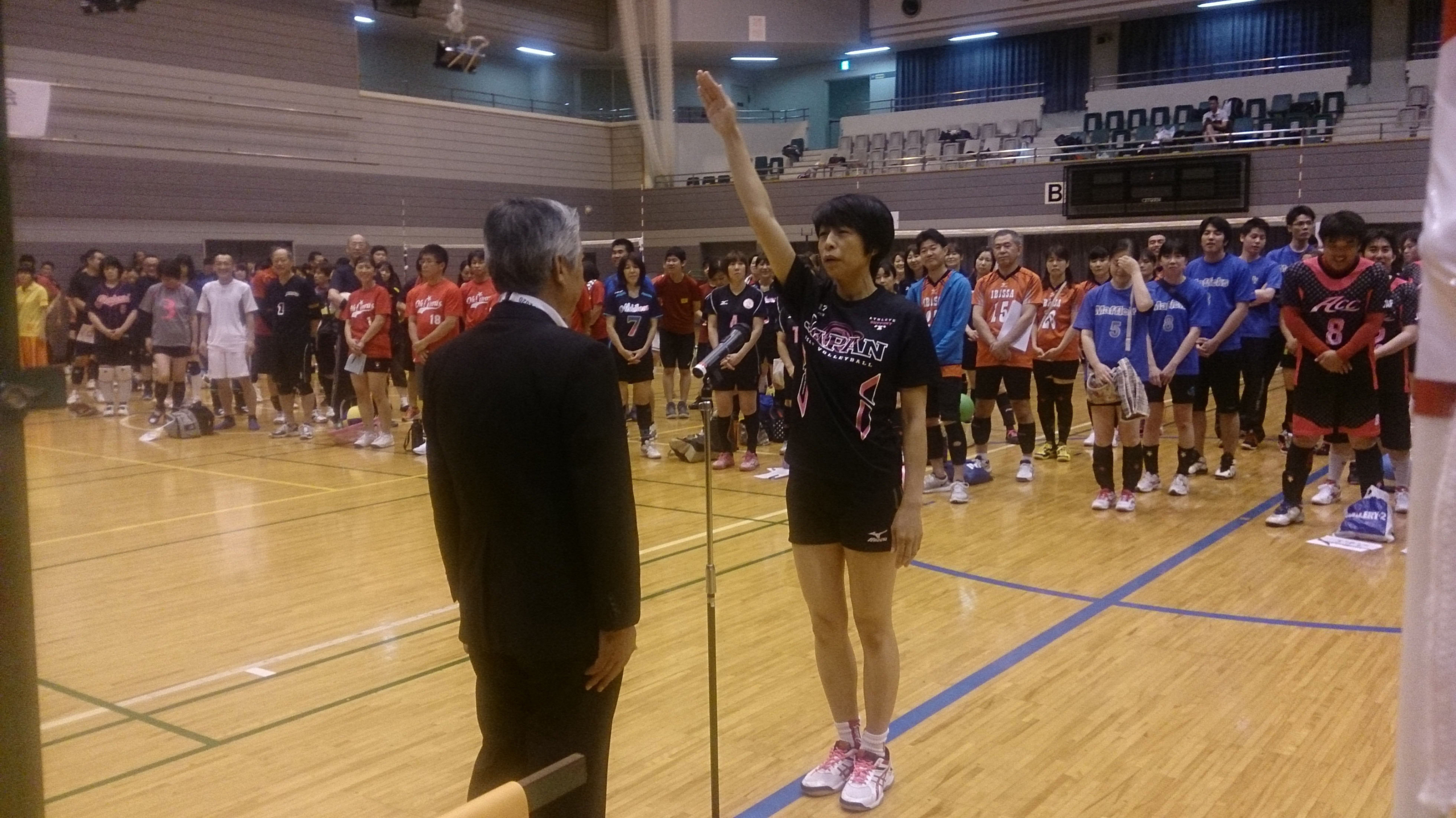 選手宣誓　増田真美子さん（さつきクラブ）