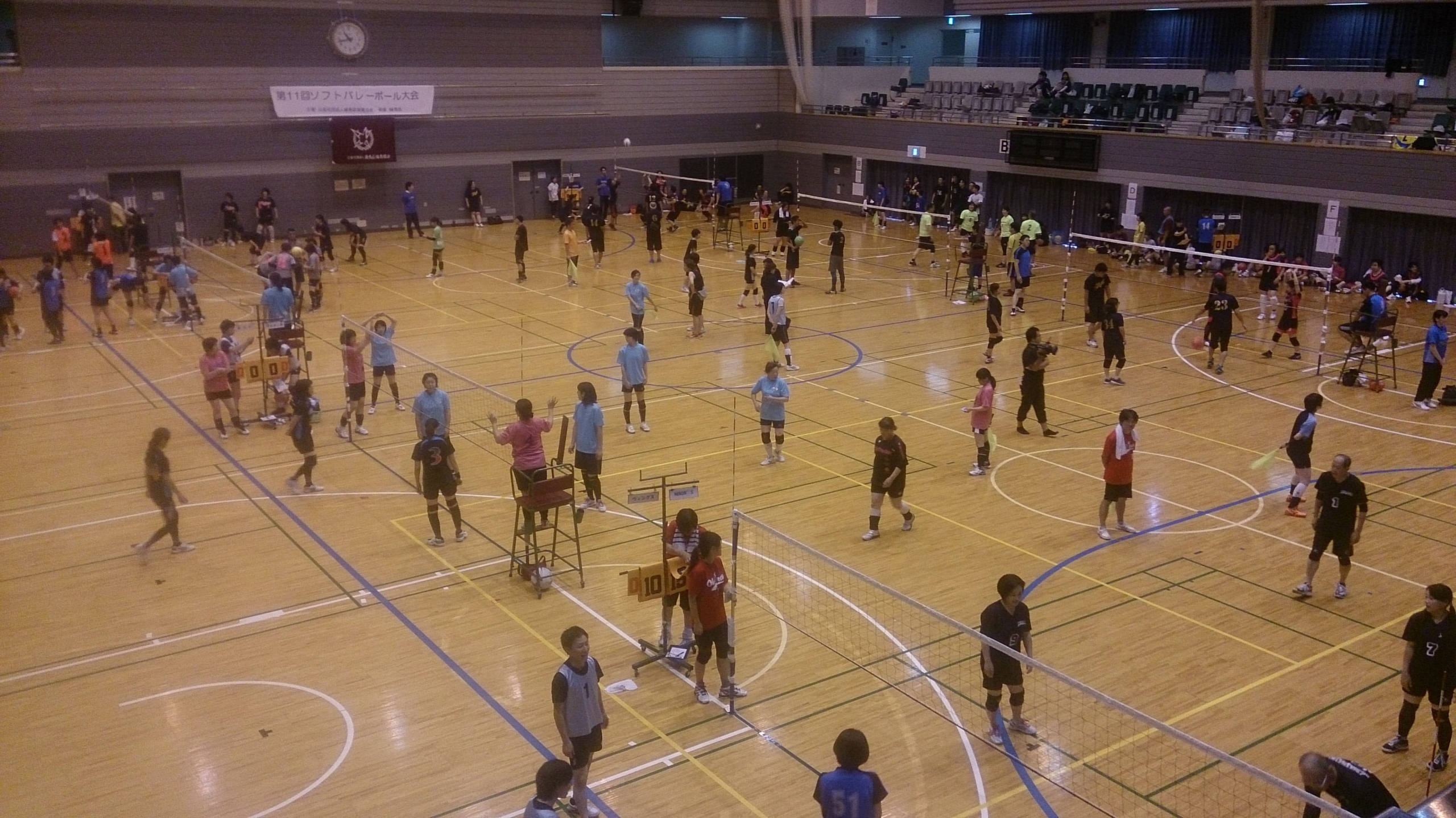 各コート熱戦が繰り広げられました