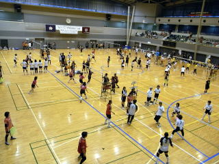 各コート熱戦の様子