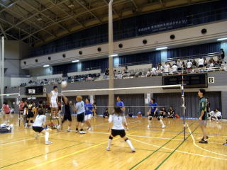 各コート熱戦の様子