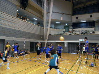 各コート熱戦の様子