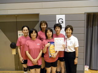 レディース　Ｆコート優勝なかよし