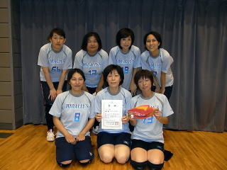 レディース　Ｈコート優勝ひばりーずＢＬＵＥ