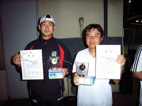 午後の部　準優勝：高橋・竹内組