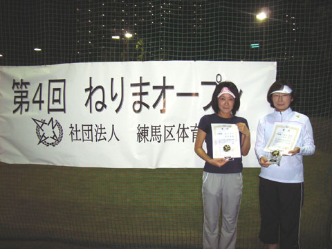 午後の部　準優勝：田中・安武組