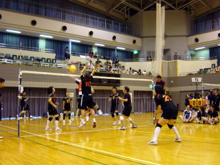 各コート熱戦の様子